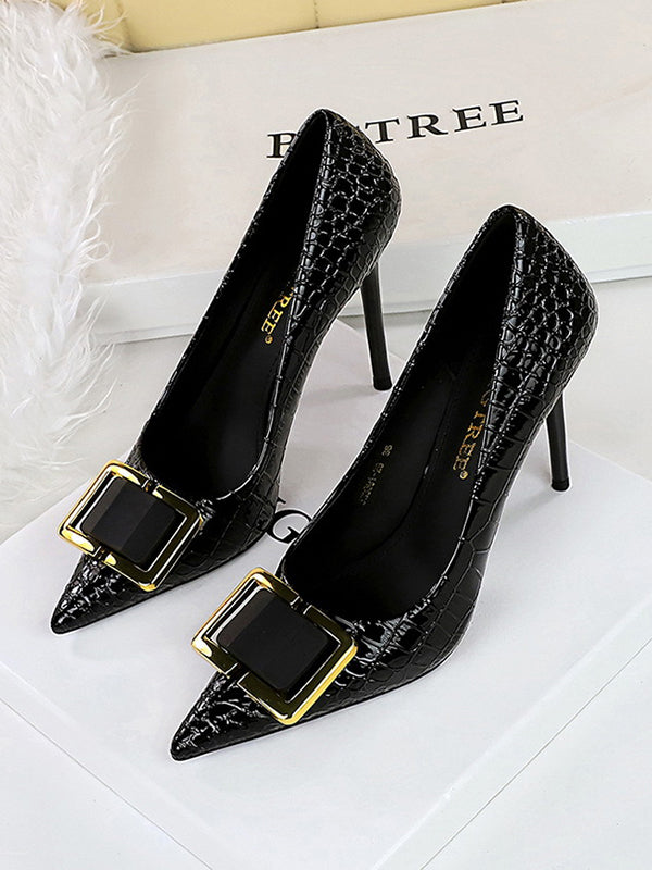 Chic Geometric Pointed-Toe Split Joint Pumps for Modern Elegance BLACK / US 6 | EU 36 2/3 | UK 4 | CN 36 BLACK / US 6.5-7 | EU 37 1/3 | UK 4.5 | CN 37 BLACK / US 7.5 | EU 38 | UK 5| CN 38 BLACK / US 6 | EU 36 2/3 | UK 4 | CN 36-BLACK / US 6.5-7 | EU 37 1/3 | UK 4.5 | CN 37-BLACK / US 7.5 | EU 38 | UK 5| CN 38-BLACK / US 8 | EU 38 2/3 | UK 5.5 | CN 39-