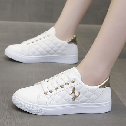 Lace Up Round Toe Sneakers Black / 38(US7) Black / 39(US8) Black / 40(US9) Black / 38(US7)-Black / 39(US8)-Black / 40(US9)-Brown / 35(US4)-Brown / 36(US5)-Brown / 37(US6)-Brown / 38(US7)-Brown / 39(US8)-White / 35(US4)-Brown / 40(US9)-White / 36(US5)-White / 37(US6)-White / 38(US7)-White / 39(US8)-White / 40(US9)-Black / 35(US4)-Black / 36(US5)-Black / 37(US6)-