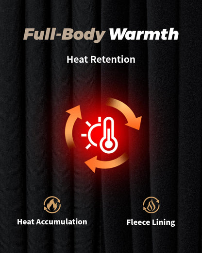 WEERTI Thermal Underwear for Men Long Johns with Fleece Lined Base Layer Men Cold Weather Top Bottom