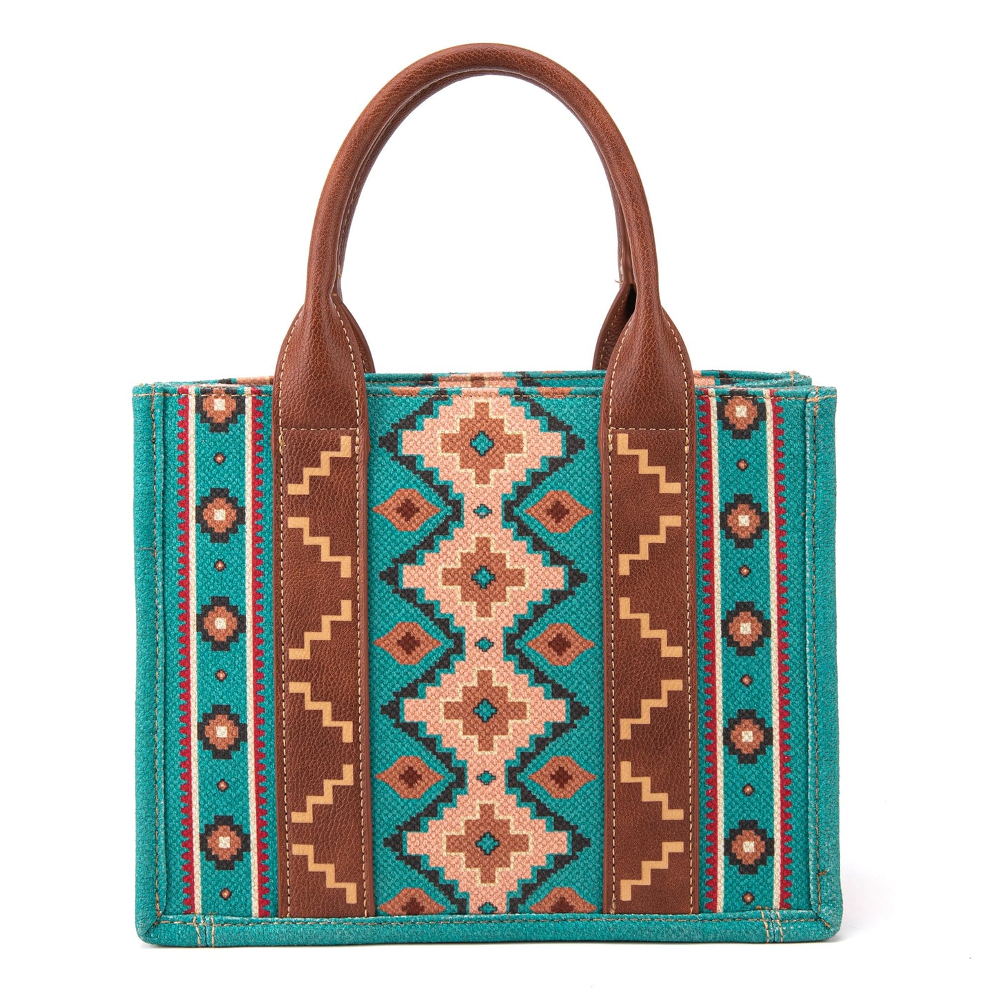Wrangler Aztec Tote Bag for Women Boho Shoulder Purses and Handbags
