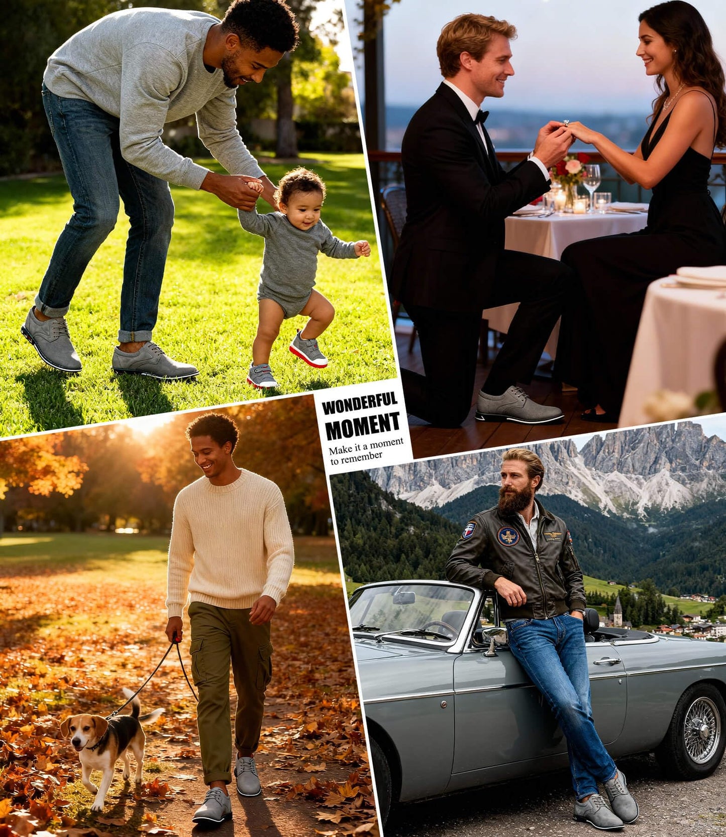 Men's Casual Dress Shoes Comfort, Fashion Dress Sneakers Men, Superior Soft Leather Mens Oxford Business Casual Shoe