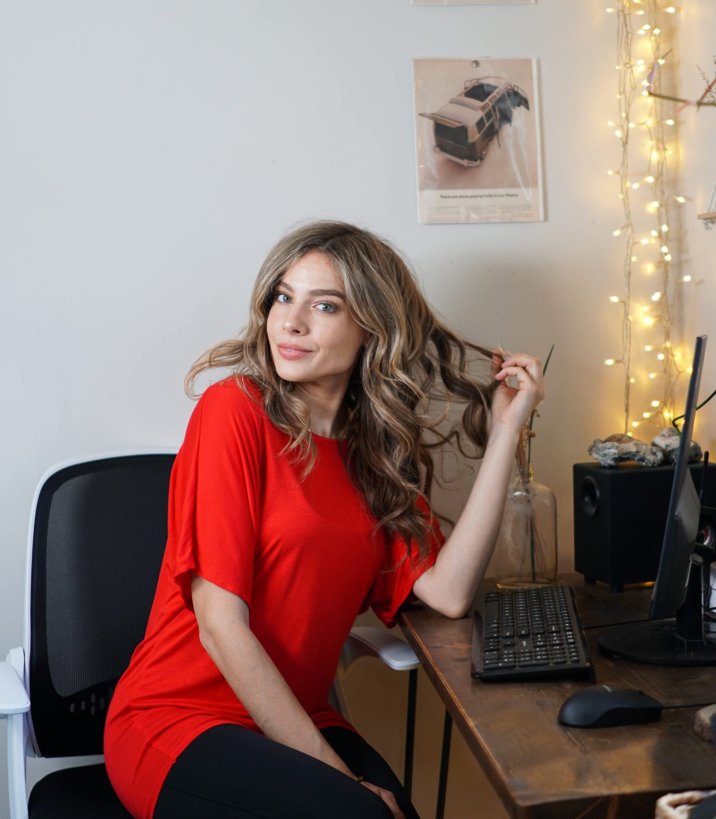 Free to Live 3 Pack Dolman Sleeve Tunic Dressy Business Casual Tops for Women Short Sleeve Shirts Work Outfits Travel Clothes