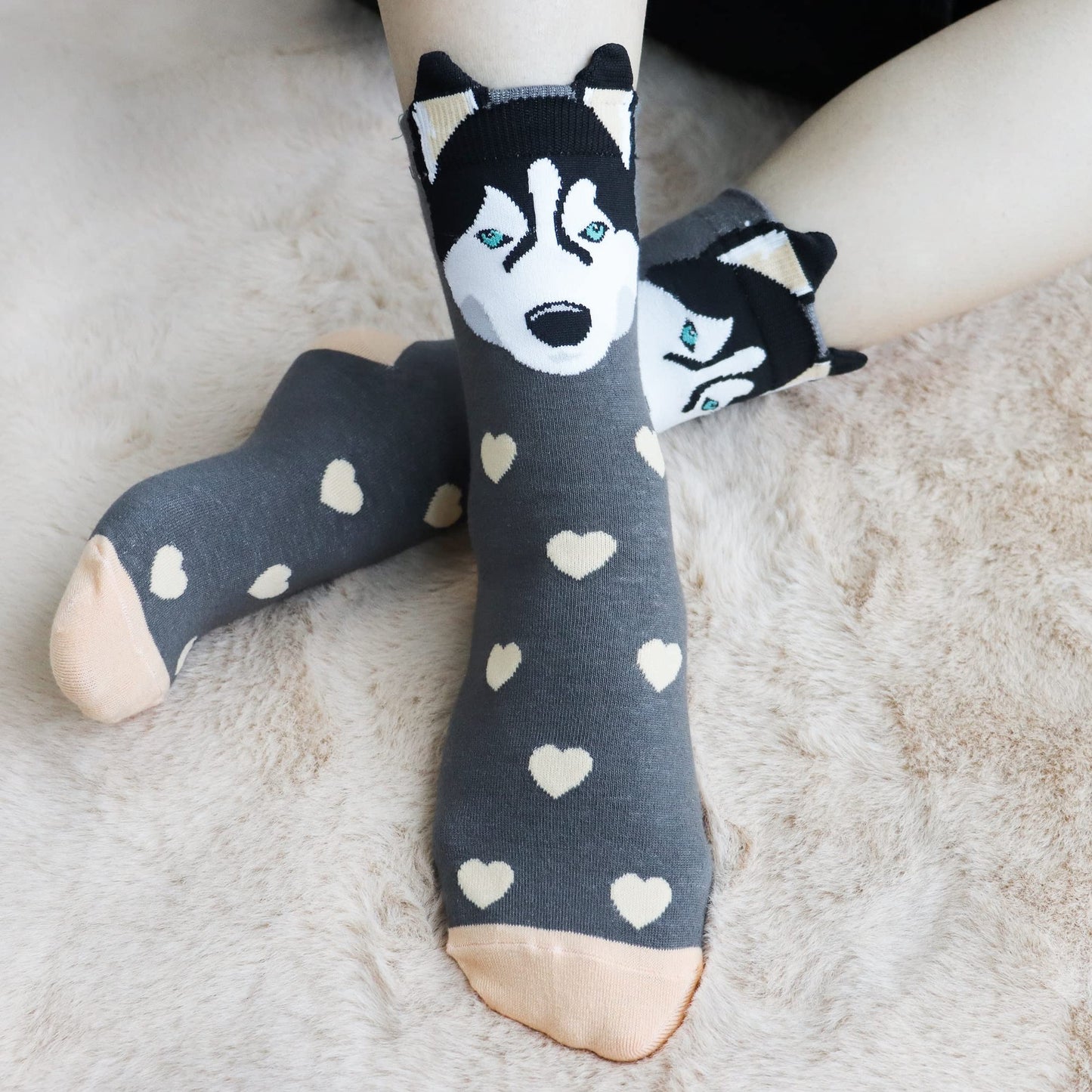 Jeasona Women's Cat Socks Cat Gifts Cute Animal Socks Dog Owl Gifts for Women