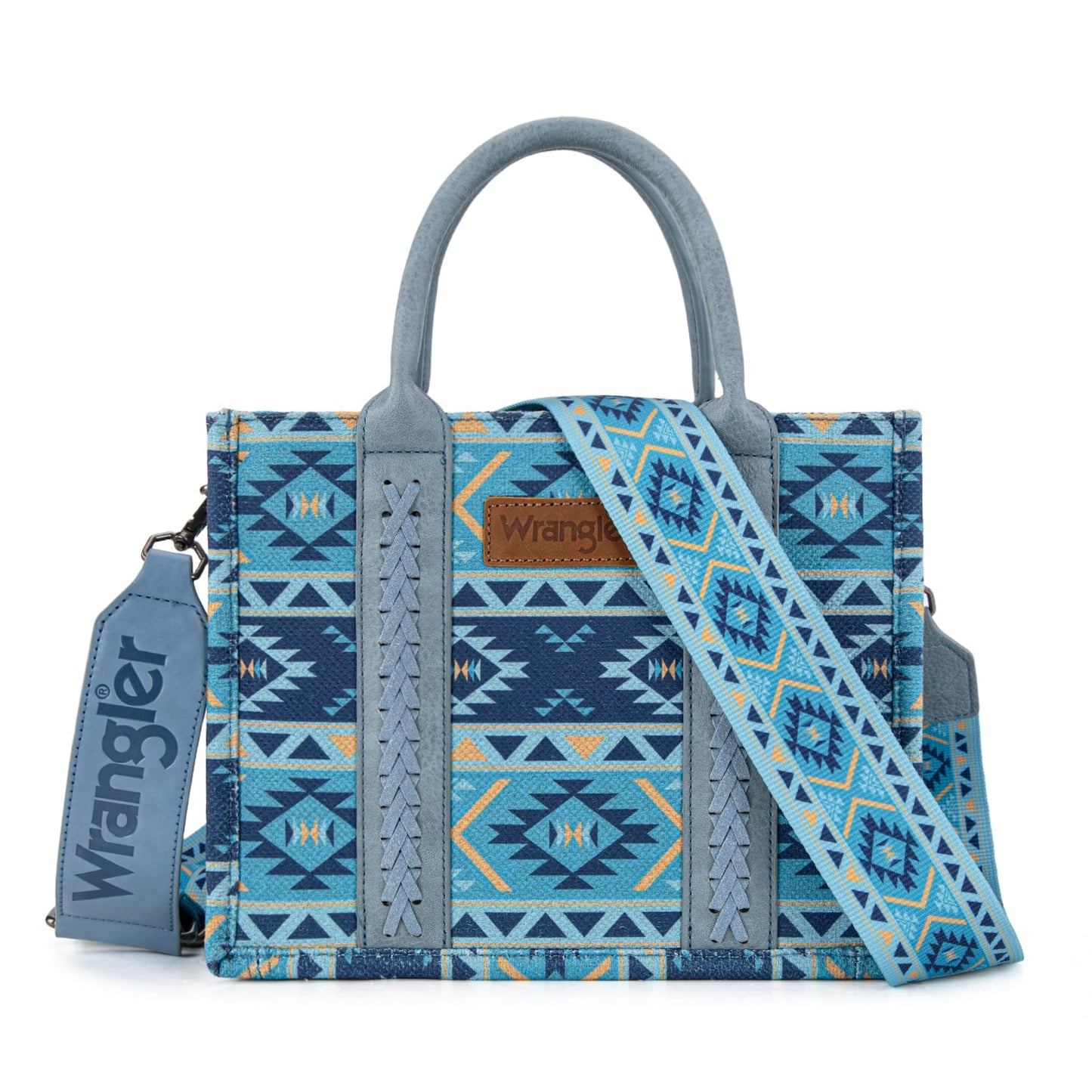 Wrangler Aztec Tote Bag for Women Boho Shoulder Purses and Handbags