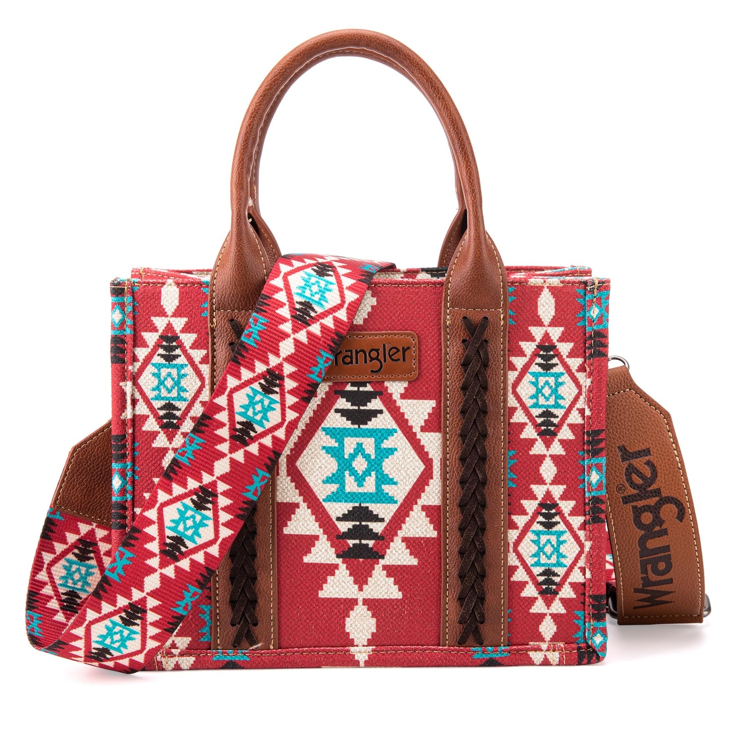 Wrangler Aztec Tote Bag for Women Boho Shoulder Purses and Handbags