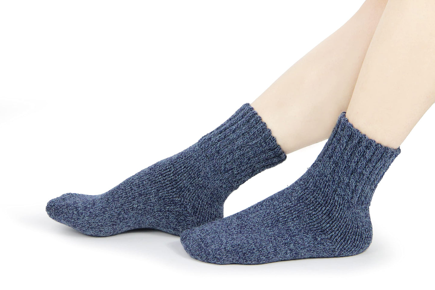 BomKinta Boot Socks for Women Winter Solid Thick Warm Socks Cozy Crew Socks Christmas Gift