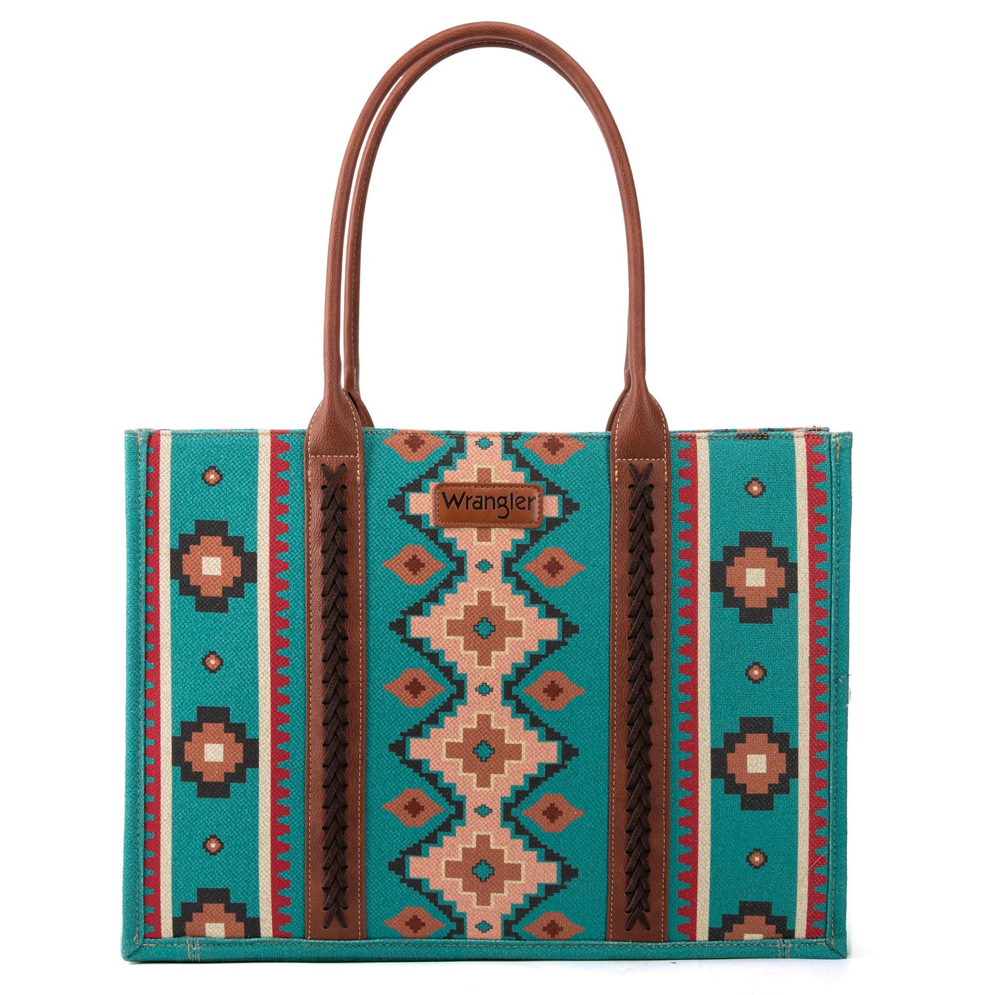 Wrangler Aztec Tote Bag for Women Boho Shoulder Purses and Handbags