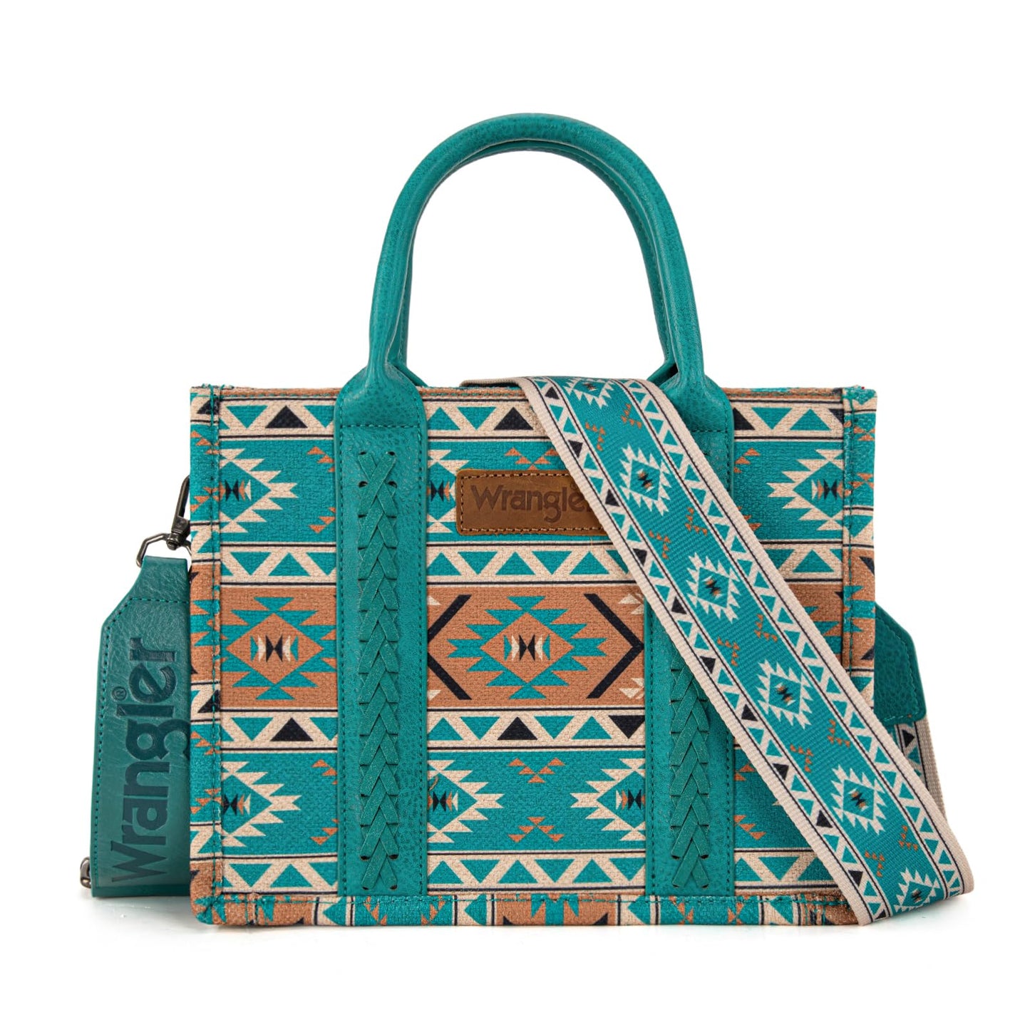 Wrangler Aztec Tote Bag for Women Boho Shoulder Purses and Handbags