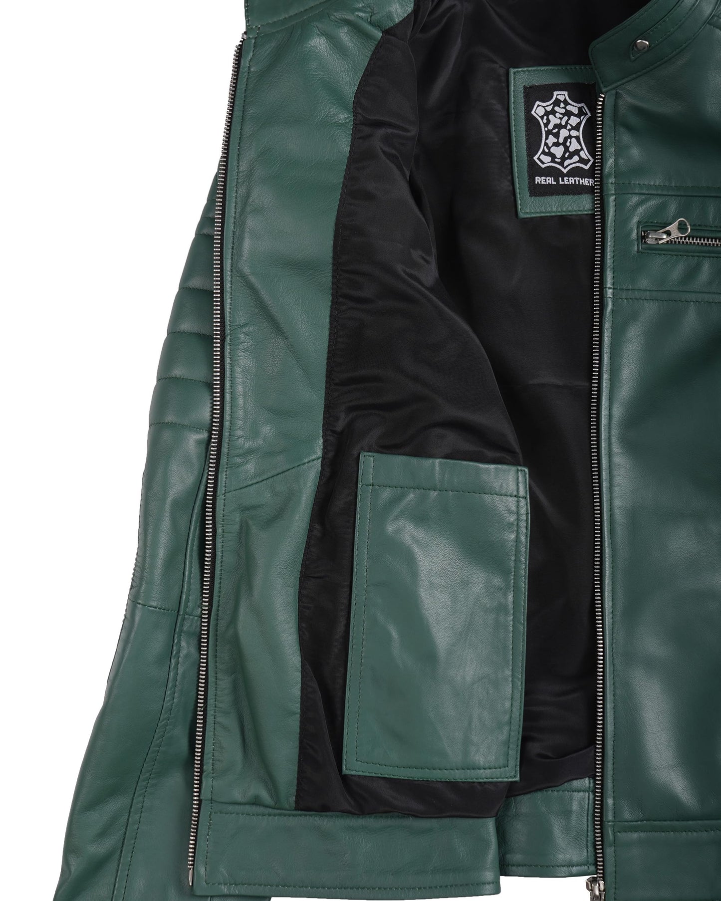 Decrum Leather Jacket Women - Stylish Casual Real Lambskin Leather Jackets for Women