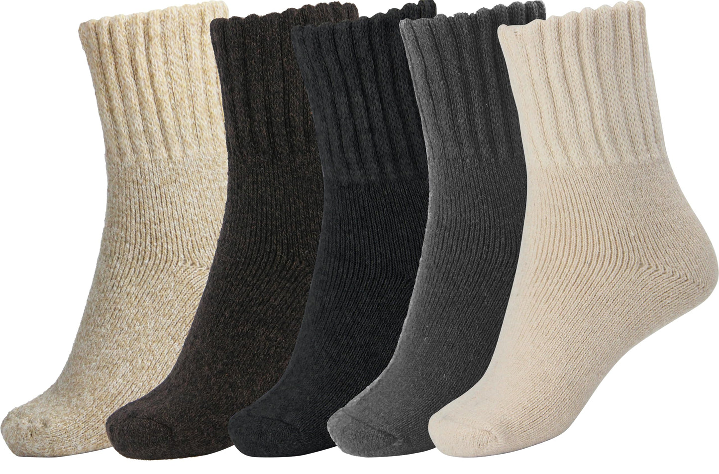 BomKinta Boot Socks for Women Winter Solid Thick Warm Socks Cozy Crew Socks Christmas Gift