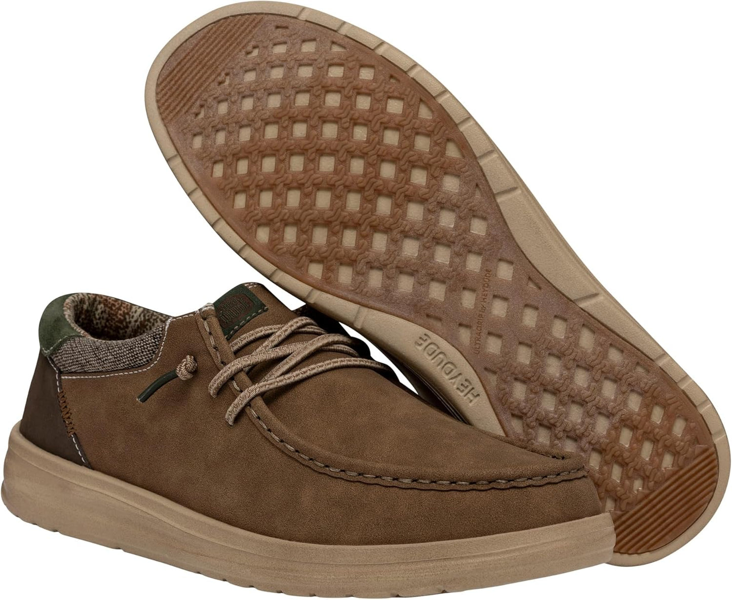 HEYDUDE Men's Paul | Men’s Shoes | Men's Lace Up Loafers | Comfortable & Light-Weight