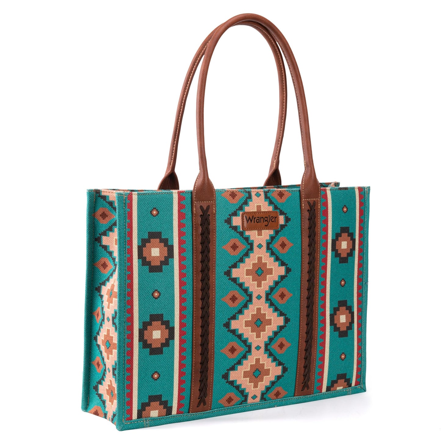 Wrangler Aztec Tote Bag for Women Boho Shoulder Purses and Handbags