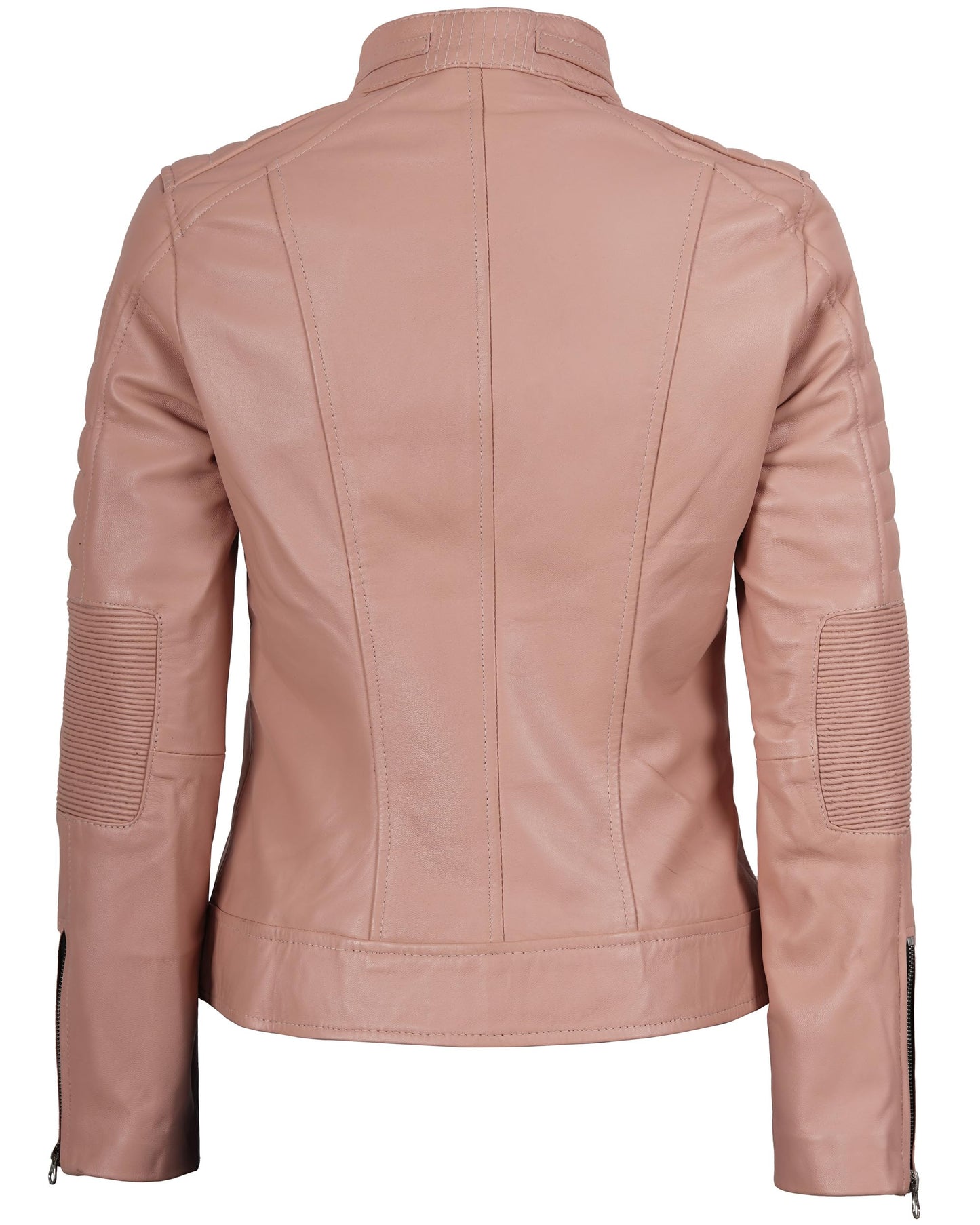 Decrum Leather Jacket Women - Stylish Casual Real Lambskin Leather Jackets for Women