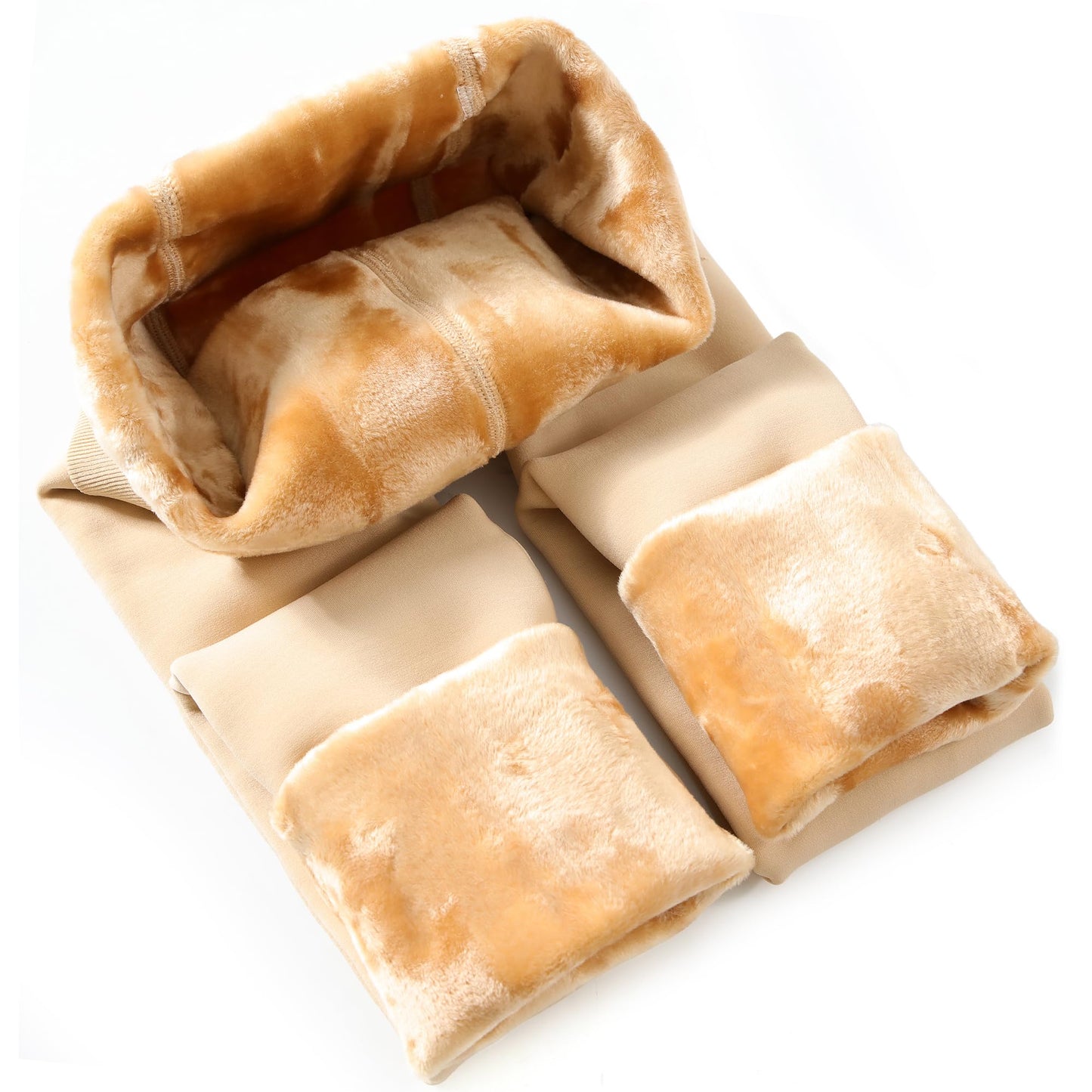 CHRLEISURE Women's Fleece Lined Tights - Fake Sheer Warm Pantyhose Thick Winter Leggings