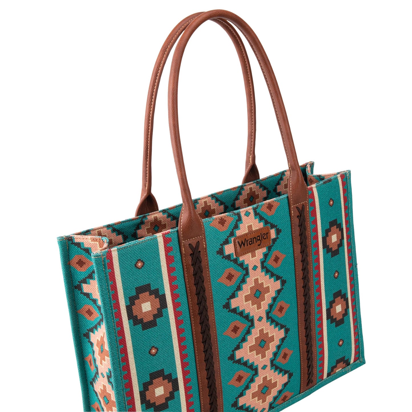 Wrangler Aztec Tote Bag for Women Boho Shoulder Purses and Handbags