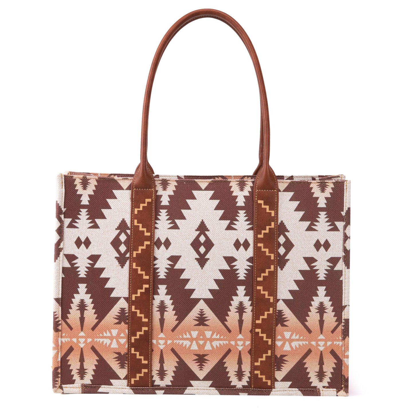 Wrangler Aztec Tote Bag for Women Boho Shoulder Purses and Handbags