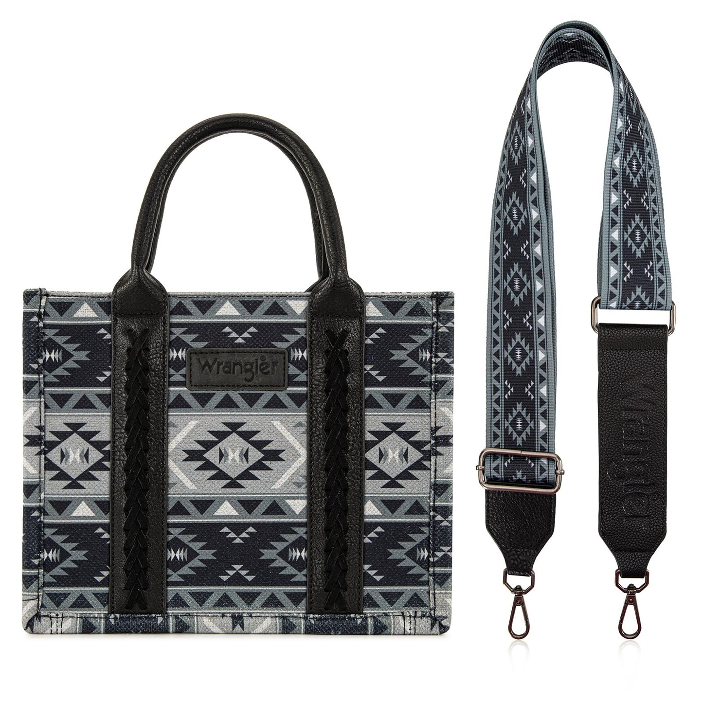 Wrangler Aztec Tote Bag for Women Boho Shoulder Purses and Handbags