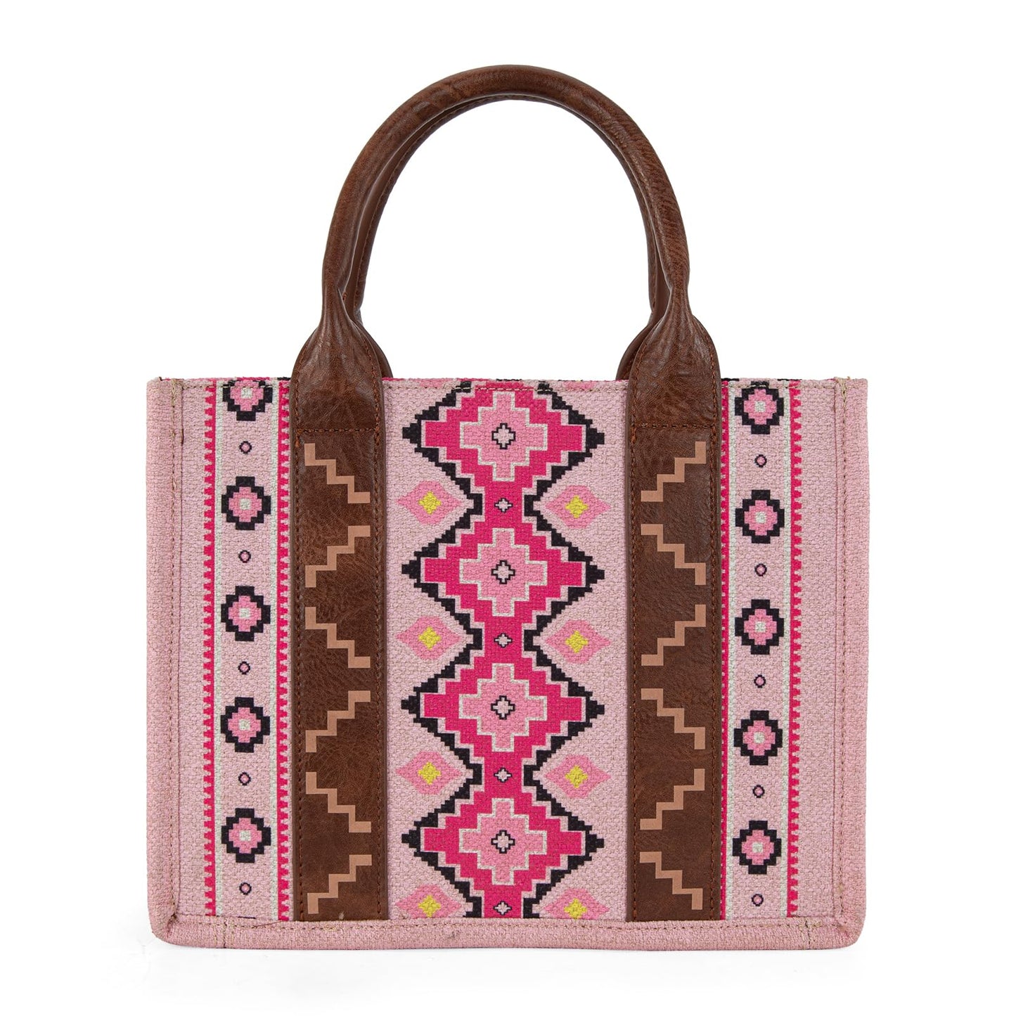 Wrangler Aztec Tote Bag for Women Boho Shoulder Purses and Handbags