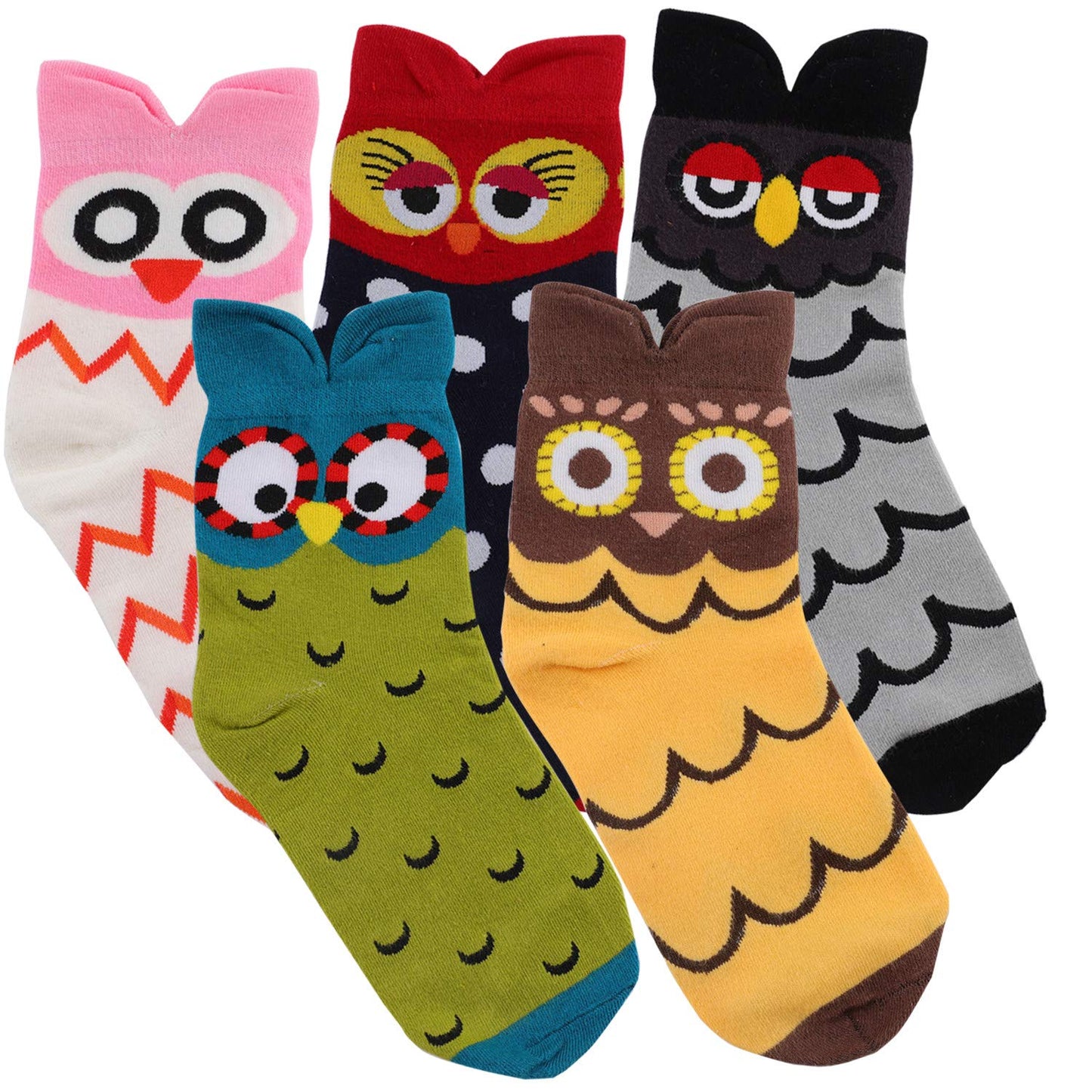 Jeasona Women's Cat Socks Cat Gifts Cute Animal Socks Dog Owl Gifts for Women