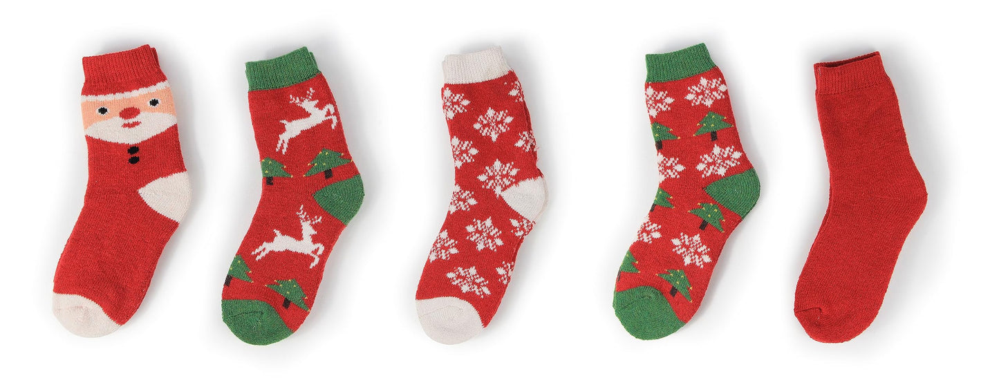 BomKinta Boot Socks for Women Winter Solid Thick Warm Socks Cozy Crew Socks Christmas Gift