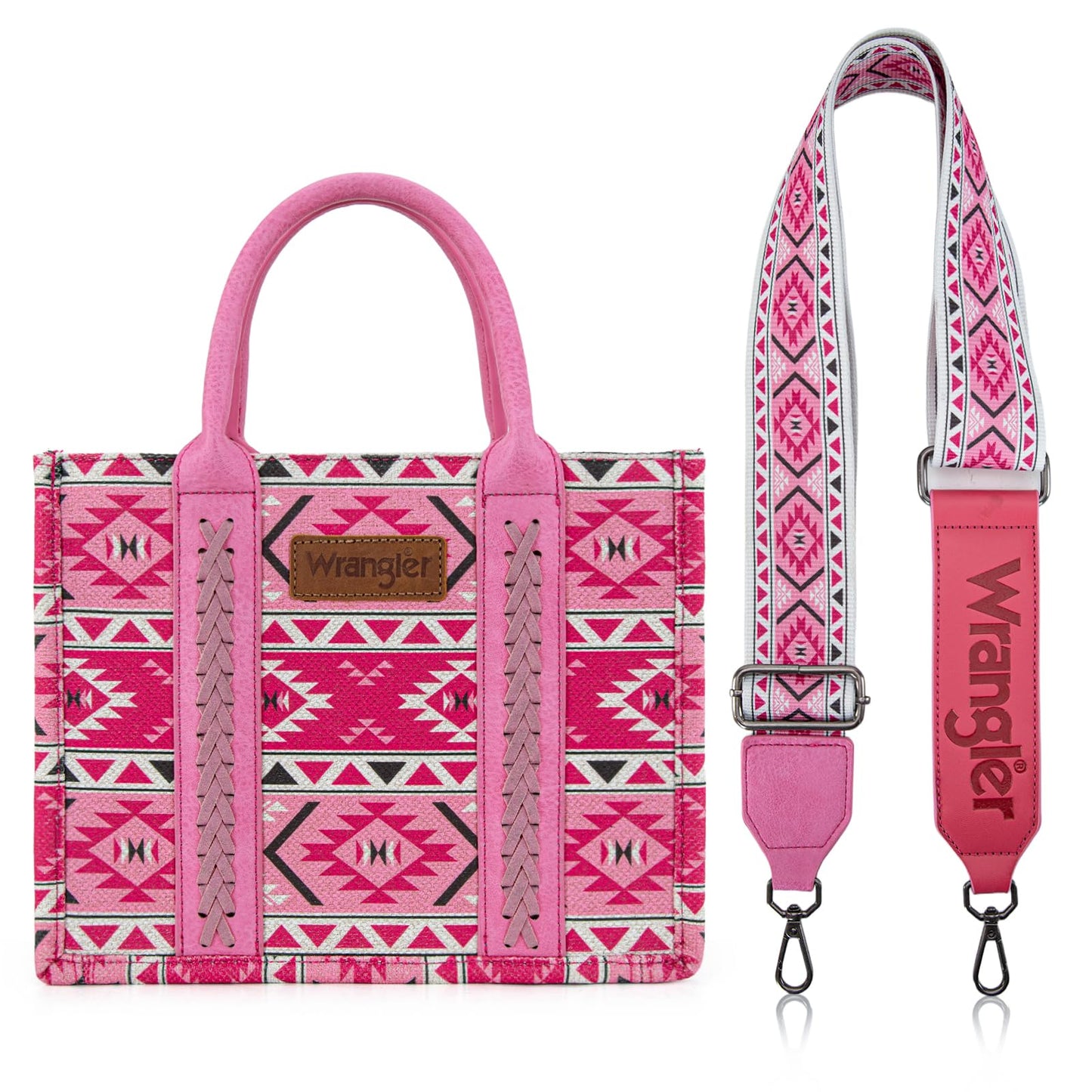 Wrangler Aztec Tote Bag for Women Boho Shoulder Purses and Handbags
