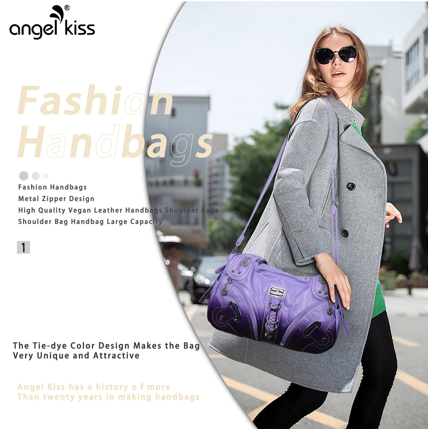 Angelkiss Hobo Purses and handbags for Women Satchel Handbag Women Purses Large Daily Shoulder Bags