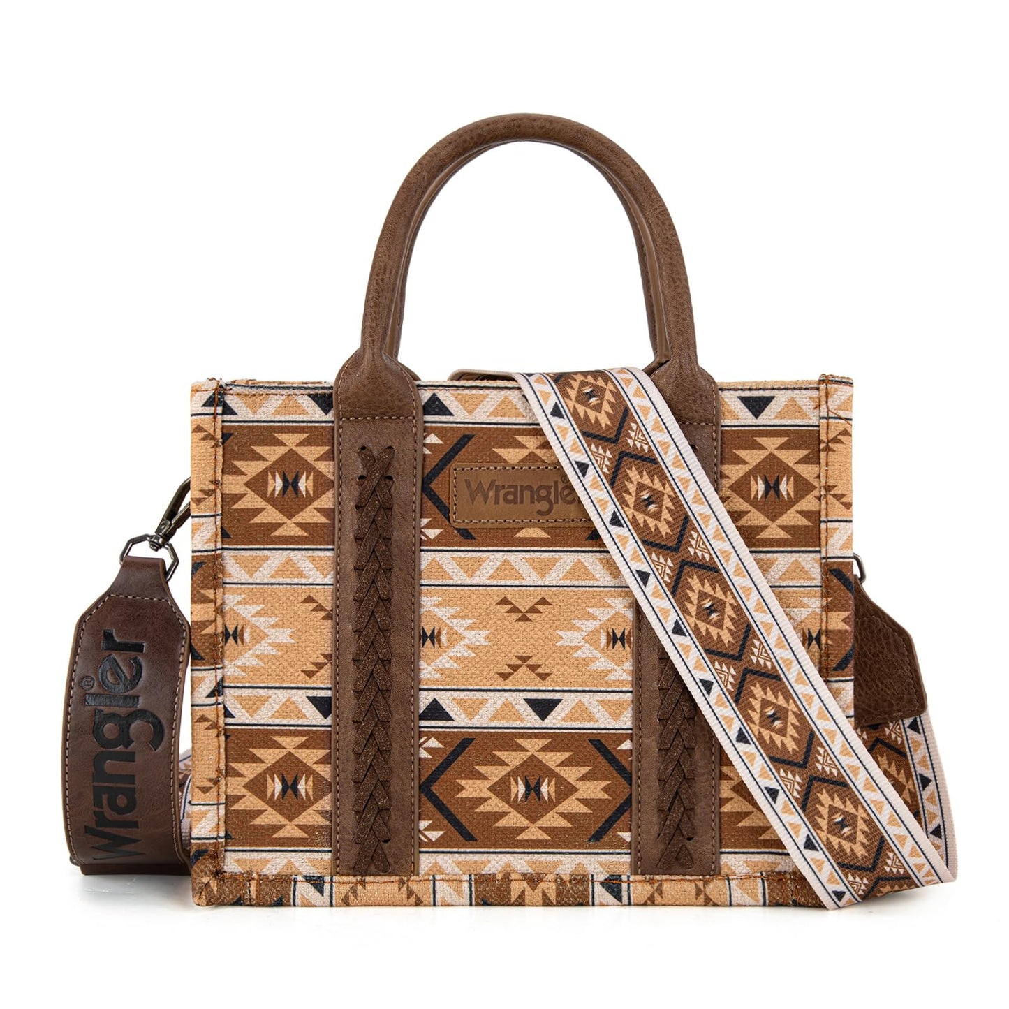 Wrangler Aztec Tote Bag for Women Boho Shoulder Purses and Handbags