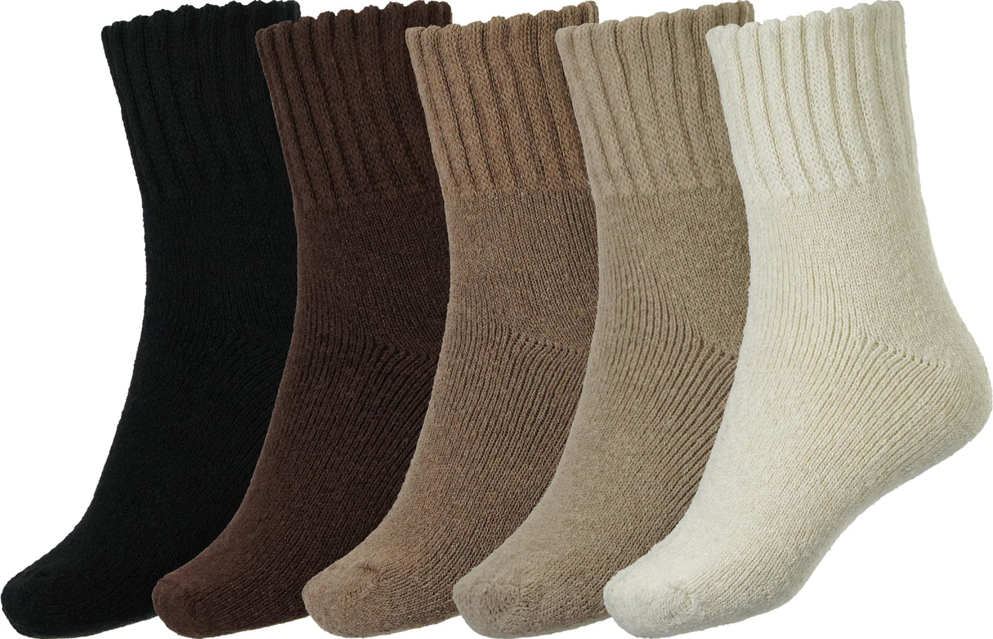 BomKinta Boot Socks for Women Winter Solid Thick Warm Socks Cozy Crew Socks Christmas Gift