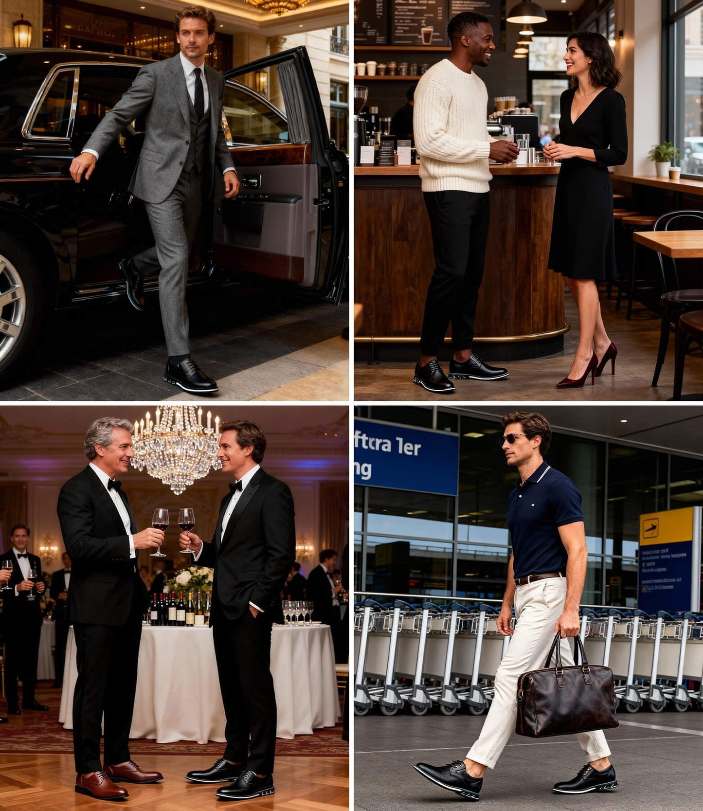 Men's Casual Dress Shoes Comfort, Fashion Dress Sneakers Men, Superior Soft Leather Mens Oxford Business Casual Shoe