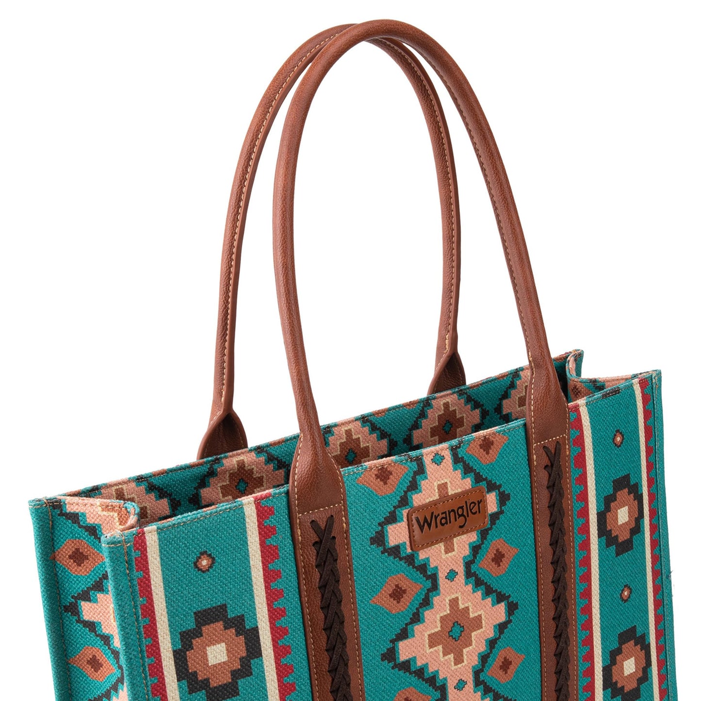 Wrangler Aztec Tote Bag for Women Boho Shoulder Purses and Handbags