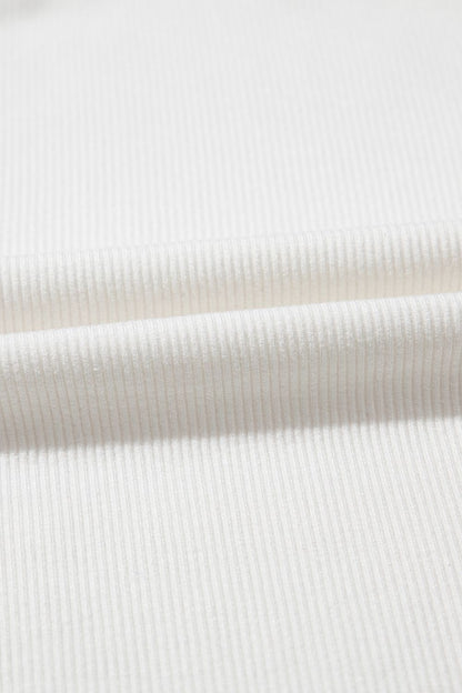 Swiss Dot Mesh Long Sleeve Square Neck Slim Top White / L White / M White / XL White / L-White / M-White / XL-White / S-