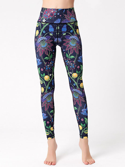 Printed High Waist Active Leggings Purple / L Orange / XL Peacock  Blue / XL Purple / L-Orange / XL-Peacock  Blue / XL-Purple / XL-Orange / M-Peacock  Blue / S-Orange / L-Peacock  Blue / M-Fuchsia Pink / M-Yellow / XL-Peacock  Blue / L-Purple / M-Fuchsia Pink / S-Yellow / S-Fuchsia Pink / XL-Yellow / L-Purple / S-Fuchsia Pink / L-Orange / S-Yellow / M-