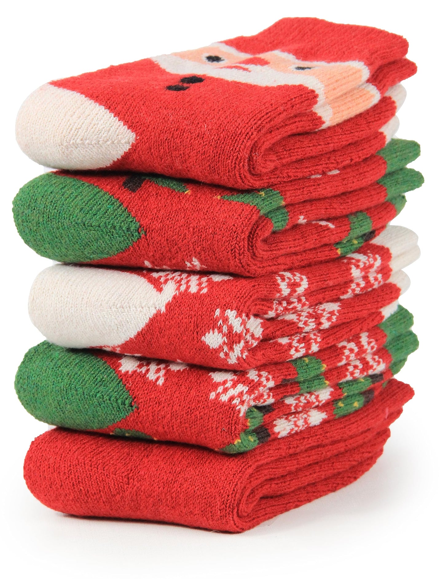 BomKinta Boot Socks for Women Winter Solid Thick Warm Socks Cozy Crew Socks Christmas Gift