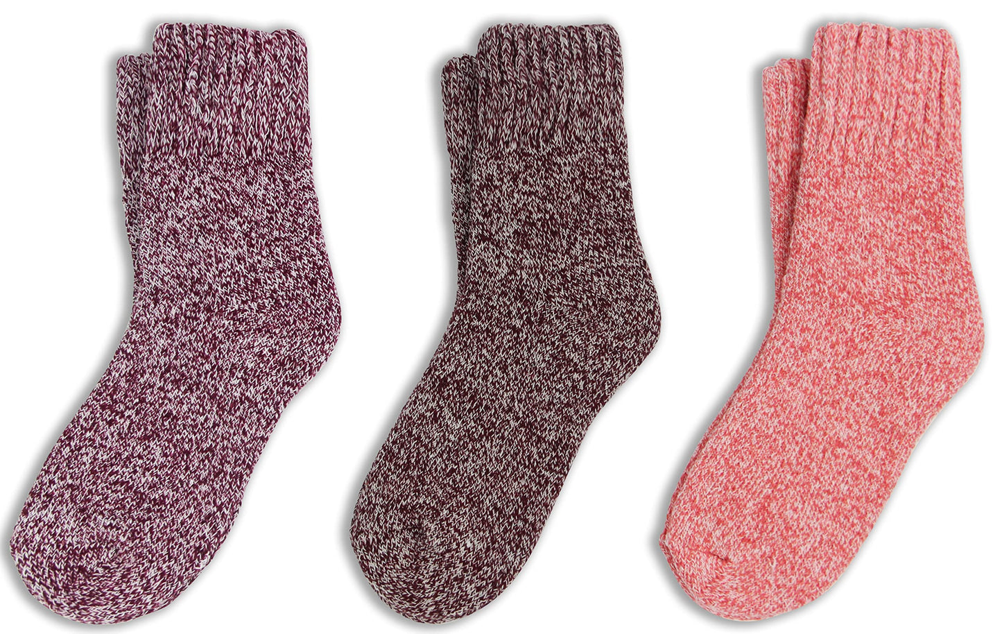 BomKinta Boot Socks for Women Winter Solid Thick Warm Socks Cozy Crew Socks Christmas Gift