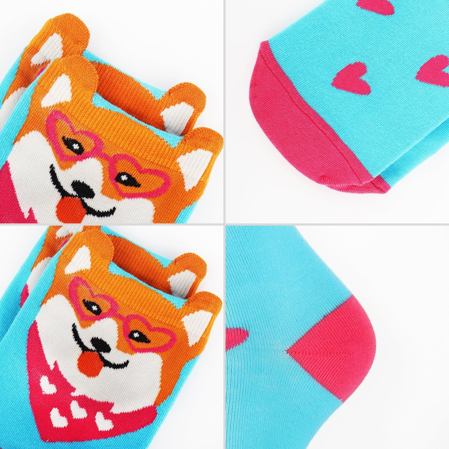 Jeasona Women's Cat Socks Cat Gifts Cute Animal Socks Dog Owl Gifts for Women