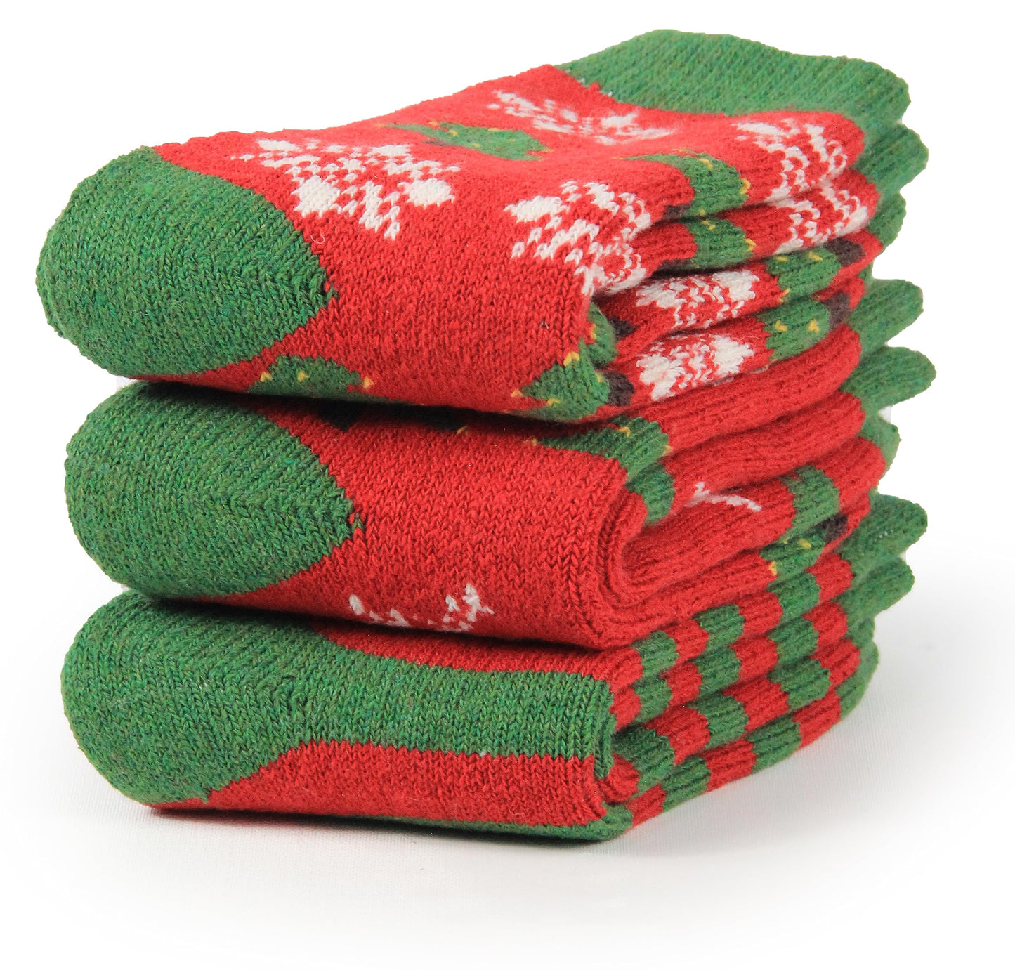 BomKinta Boot Socks for Women Winter Solid Thick Warm Socks Cozy Crew Socks Christmas Gift