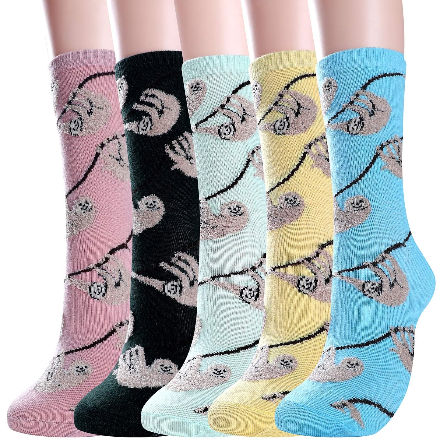 Jeasona Women's Cat Socks Cat Gifts Cute Animal Socks Dog Owl Gifts for Women