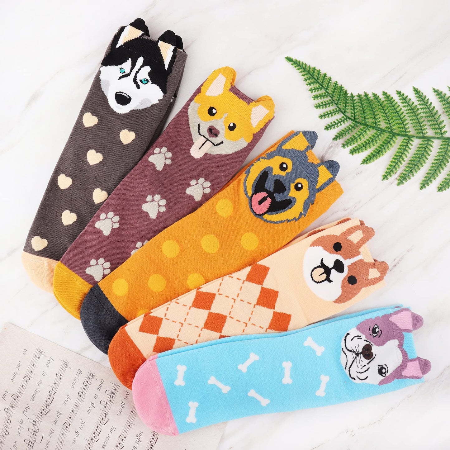 Jeasona Women's Cat Socks Cat Gifts Cute Animal Socks Dog Owl Gifts for Women