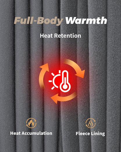 WEERTI Thermal Underwear for Men Long Johns with Fleece Lined Base Layer Men Cold Weather Top Bottom