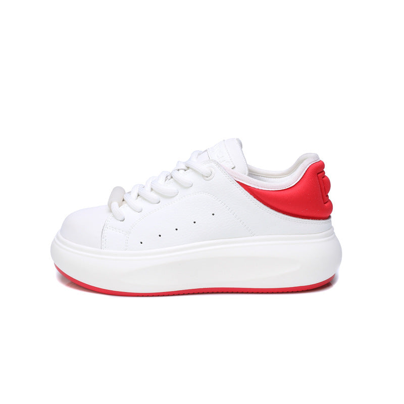 Lace Up Round Toe Platform Sneakers Black / 38(US7) Black / 39(US8) Black / 40(US9) Black / 38(US7)-Black / 39(US8)-Black / 40(US9)-Red / 35(US4)-Red / 36(US5)-Red / 37(US6)-Red / 38(US7)-Red / 39(US8)-White / 35(US4)-Red / 40(US9)-White / 36(US5)-White / 37(US6)-White / 38(US7)-White / 39(US8)-White / 40(US9)-Black / 35(US4)-Black / 36(US5)-Black / 37(US6)-