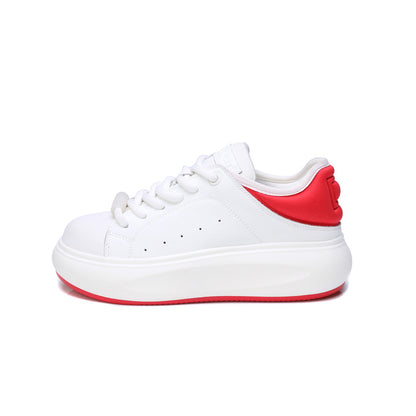 Lace Up Round Toe Platform Sneakers Black / 38(US7) Black / 39(US8) Black / 40(US9) Black / 38(US7)-Black / 39(US8)-Black / 40(US9)-Red / 35(US4)-Red / 36(US5)-Red / 37(US6)-Red / 38(US7)-Red / 39(US8)-White / 35(US4)-Red / 40(US9)-White / 36(US5)-White / 37(US6)-White / 38(US7)-White / 39(US8)-White / 40(US9)-Black / 35(US4)-Black / 36(US5)-Black / 37(US6)-