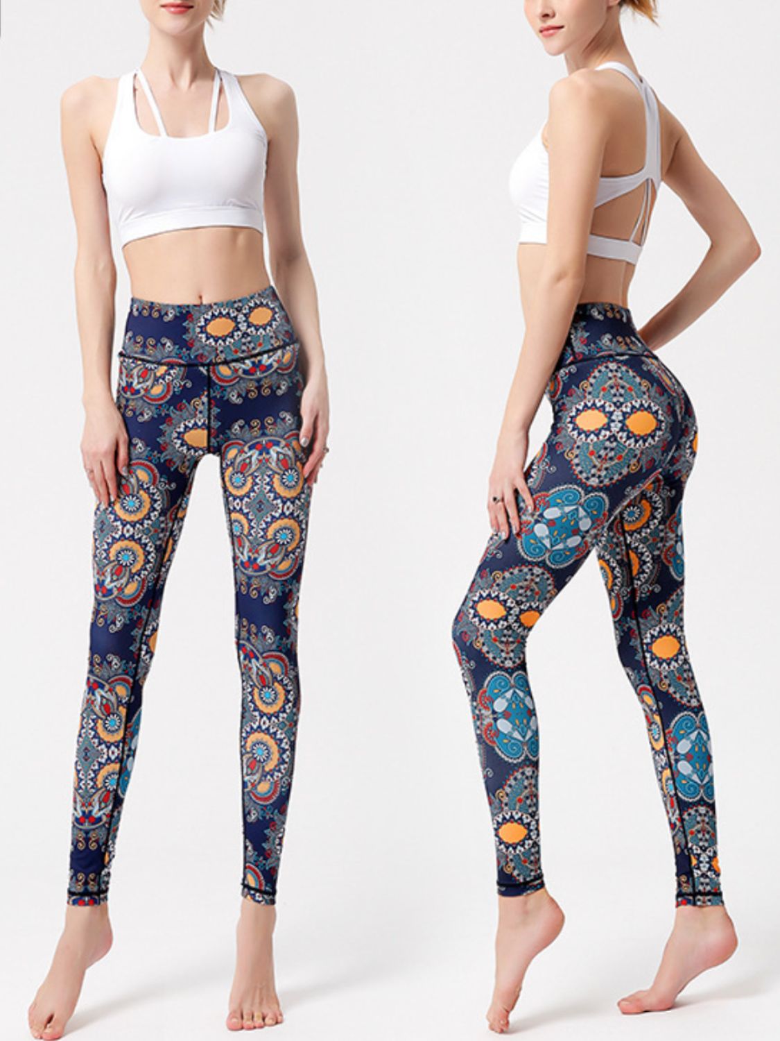 Printed High Waist Active Leggings Purple / L Orange / XL Peacock  Blue / XL Purple / L-Orange / XL-Peacock  Blue / XL-Purple / XL-Orange / M-Peacock  Blue / S-Orange / L-Peacock  Blue / M-Fuchsia Pink / M-Yellow / XL-Peacock  Blue / L-Purple / M-Fuchsia Pink / S-Yellow / S-Fuchsia Pink / XL-Yellow / L-Purple / S-Fuchsia Pink / L-Orange / S-Yellow / M-
