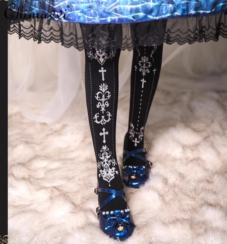 Goth cross Y2K Sweet Over Knee Long Nylon Calf Socks Thigh High Stockings 12 / One Size 13 / One Size 14 / One Size 12 / One Size-13 / One Size-14 / One Size-15 / One Size-16 / One Size-17 / One Size-18 / One Size-19 / One Size-4 / One Size-5 / One Size-6 / One Size-7 / One Size-8 / One Size-black / One Size-9 / One Size-10 / One Size-11 / One Size-C / One Size-B2 / One Size-B / One Size-A / One Size-D / One Size-1 / One Size-2 / One Size-3 / One Size-Khaki / One Size-White / One Size-