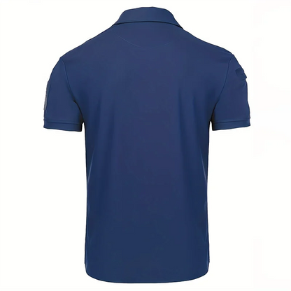 Men's Summer Polo Shirt Short Sleeve Moisture Short Sleeve Collared Shirt Tennis T-Shirt Top