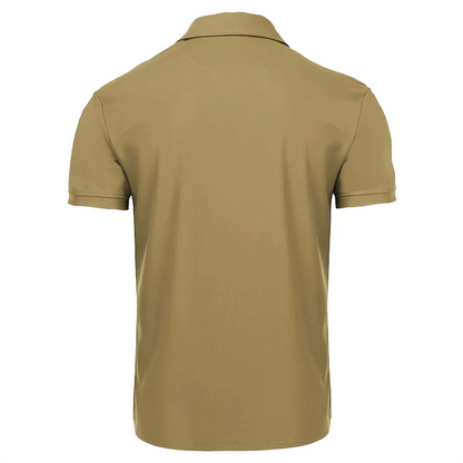 5Pcs Men's Casual Street Short-Sleeved Lapel Polo Shirts Quick-Drying T-Shirt
