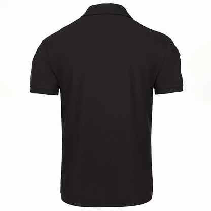5Pcs Men's Casual Street Short-Sleeved Lapel Polo Shirts Quick-Drying T-Shirt