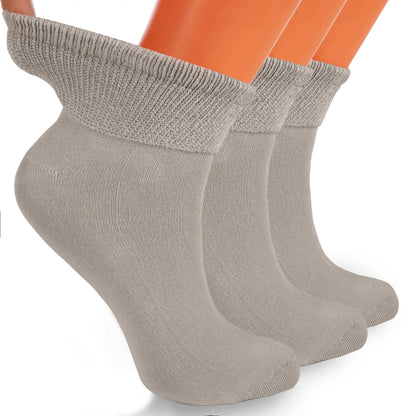 Cotton Diabetic Ankle Socks 3 Pairs Shoe Size 9-11 White / 9-11 / United States Gray / 9-11 / United States Red / 9-11 / United States White / 9-11 / United States-Gray / 9-11 / United States-Red / 9-11 / United States-Pink / 9-11 / United States-Dak Navy / 9-11 / United States-Black / 9-11 / United States-