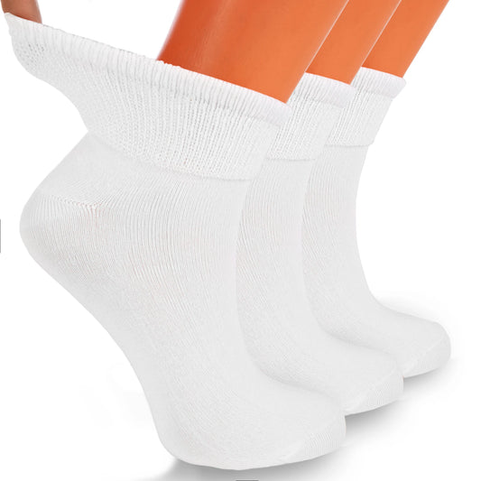 Cotton Diabetic Ankle Socks 3 Pairs Shoe Size 9-11 White / 9-11 / United States Gray / 9-11 / United States Red / 9-11 / United States White / 9-11 / United States-Gray / 9-11 / United States-Red / 9-11 / United States-Pink / 9-11 / United States-Dak Navy / 9-11 / United States-Black / 9-11 / United States-