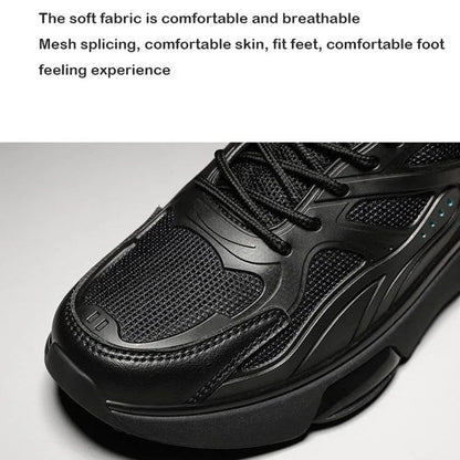 Black Shoes Men Casual Sneakers Mesh Breathable Running Trainers Lightweight - Fashionqueene.com-sneakers