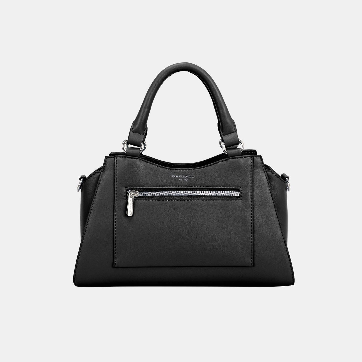 David Jones PU Leather Handbag - Fashionqueene.com-David Jones PU Leather Handbag